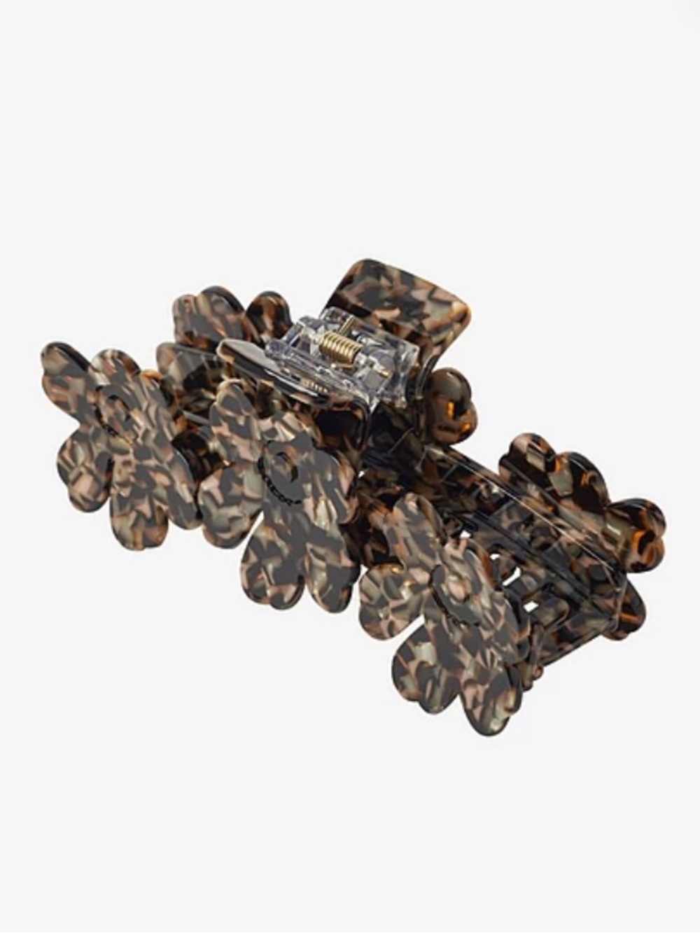 Marimekko Mini Unikko Hair Clip - Brown